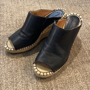 BCBG slide on heel sandals